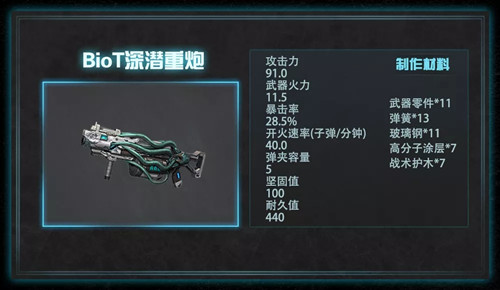 《明日之后》BioT深潜重炮介绍