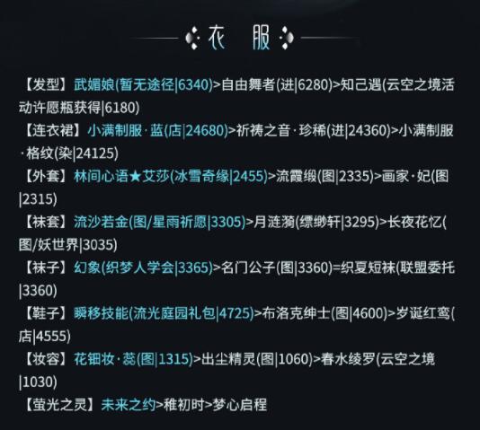 《奇迹暖暖》满天繁星极限搭配攻略
