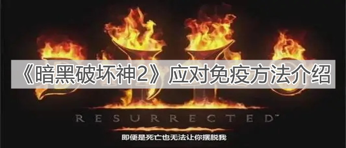《暗黑破坏神2》应对免疫方法介绍