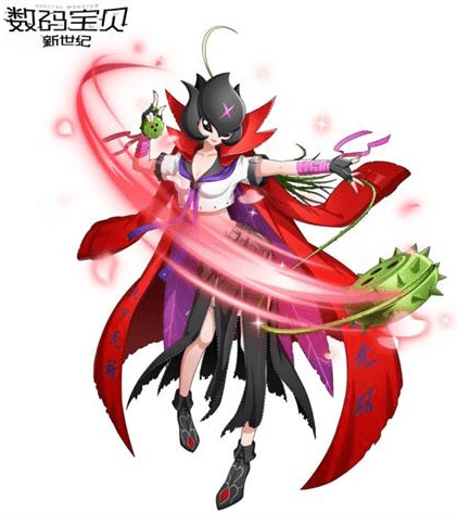 《数码宝贝新世纪》番长花仙兽进化路线一览