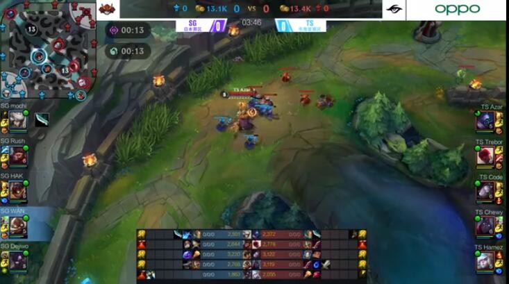 《英雄联盟》手游破晓杯小组赛11月16日SG vs TS比赛视频