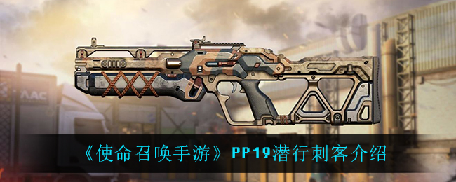 《使命召唤手游》PP19潜行刺客介绍