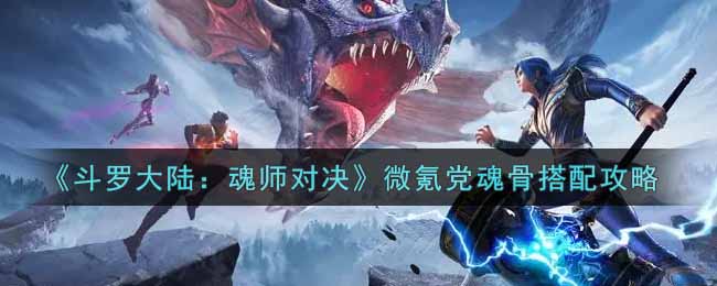 《斗罗大陆：魂师对决》微氪党魂骨搭配攻略