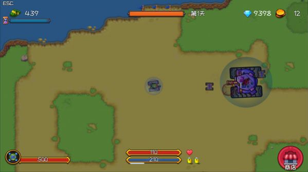 不充钱还想过关的坦克大战游戏手机版