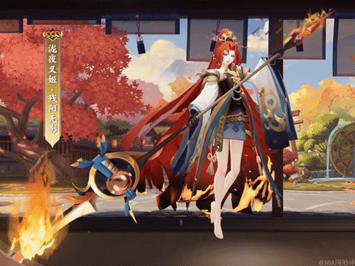 《阴阳师》泷夜叉姬残阳无影动态特效一览