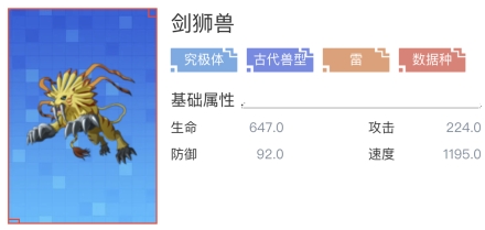 《数码宝贝：新世纪》剑狮兽进化路线一览