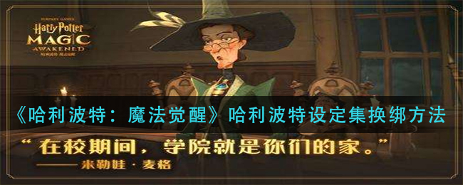 《哈利波特：魔法觉醒》哈利波特设定集换绑方法