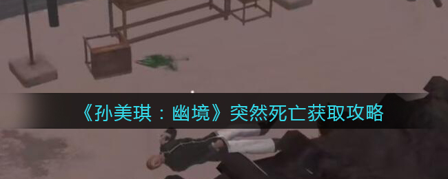 《孙美琪疑案：幽境》三级线索攻略——突然死亡