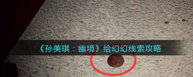 《孙美琪疑案：幽境》五级线索攻略——给幻幻