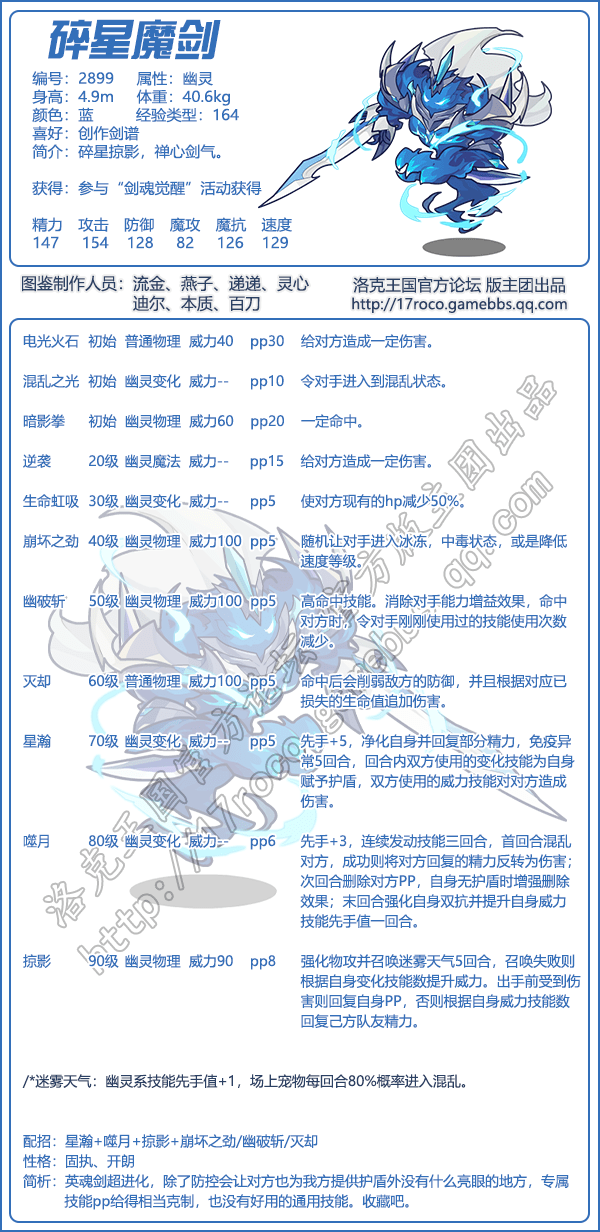 《洛克王国》碎星魔剑性格推荐