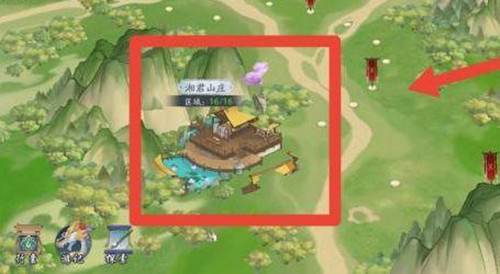 《武林闲侠》湘君山庄石室位置介绍