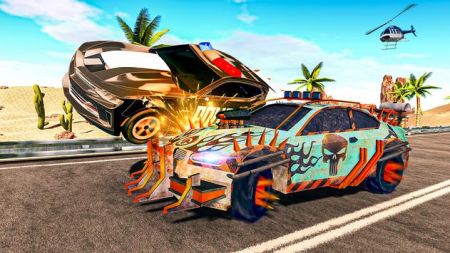 史诗般的警察追逐赛车游戏