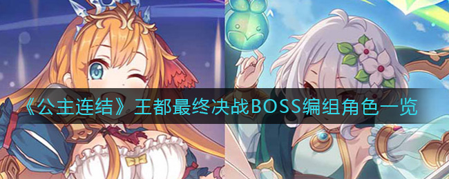 《公主连结》王都最终决战BOSS编组角色一览