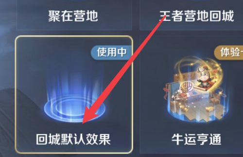 王者荣耀回城特效怎么取消单个英雄使用