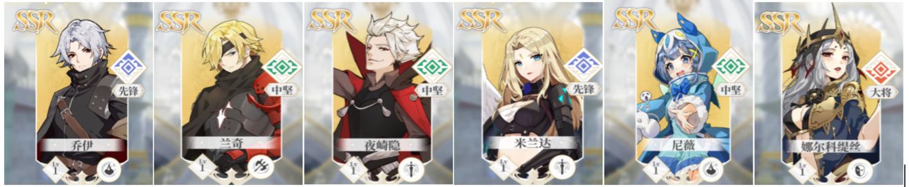 《终焉誓约》SSR强力角色推荐