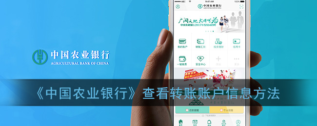 《中国农业银行》查看转账账户信息方法