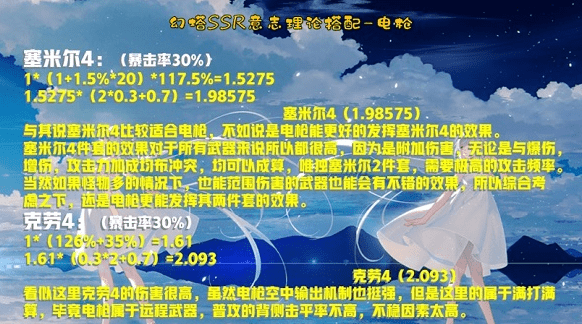 《幻塔》电枪意志搭配推荐