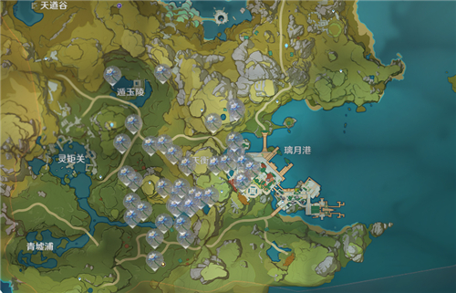 《原神》2.3琉璃百合收集位置一览