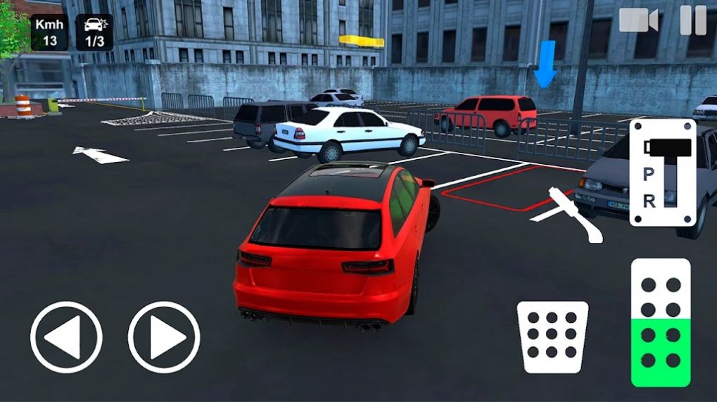 市中心真正的停车场3D游戏(Real Car parking 3D Downtown)