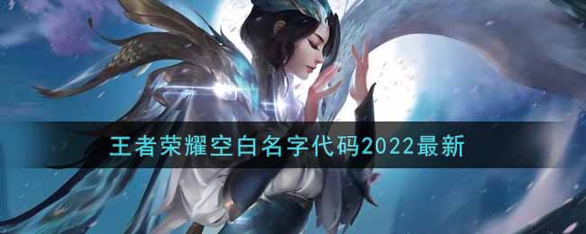 王者荣耀空白名字代码2022最新