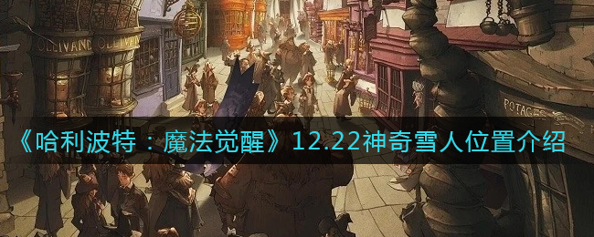 《哈利波特：魔法觉醒》12.22神奇雪人位置介绍