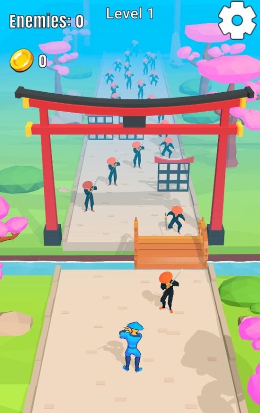点刺忍者游戏中文版（SliderRun）