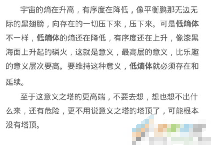 低熵体是什么梗