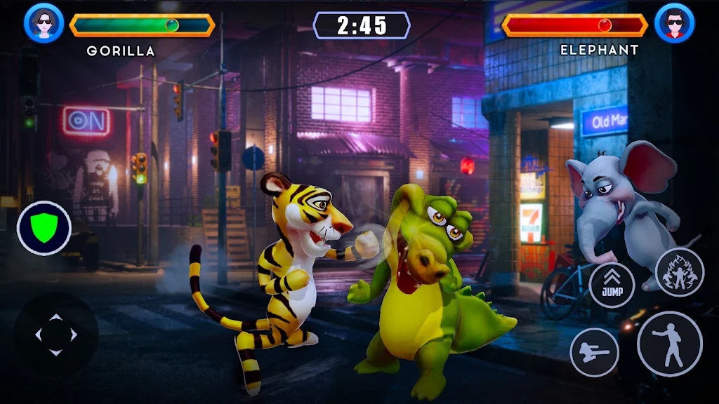 散打动物竞技游戏正式安卓版（Animal Karate Fight）