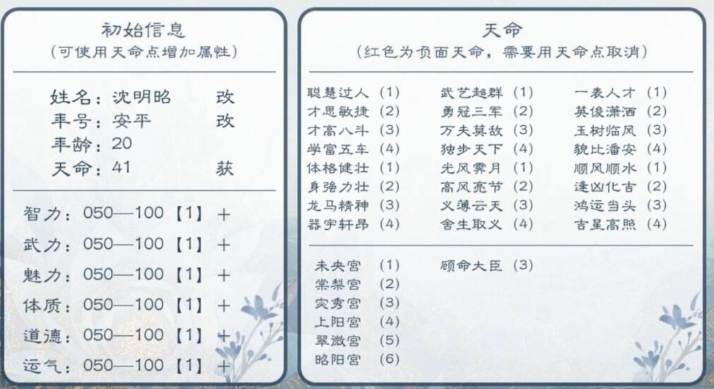 《皇帝模拟器》天命点使用攻略