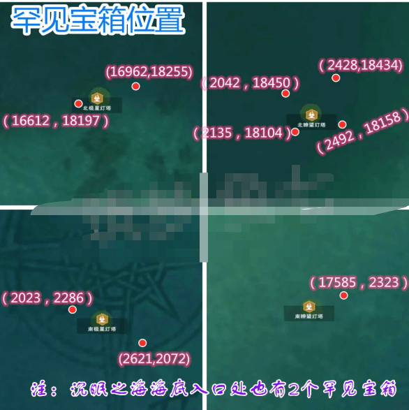 《创造与魔法》贝雅大陆罕见宝箱分布位置一览