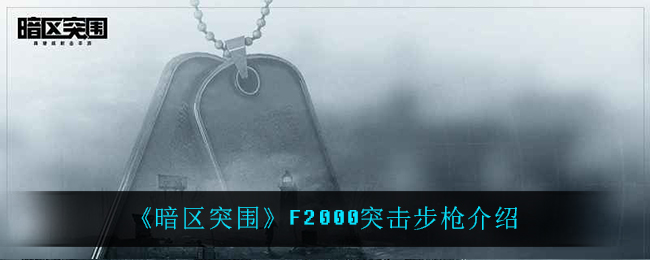 《暗区突围》F2000突击步枪介绍