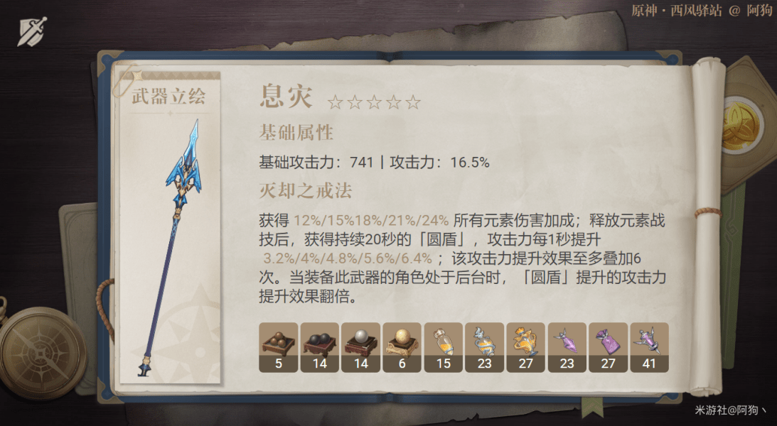 《原神》息灾强度分析
