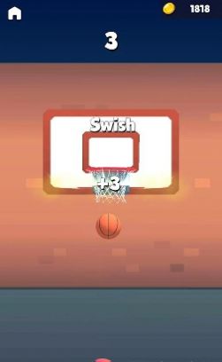手指滑动投篮游戏安卓正式版（All Hoops）