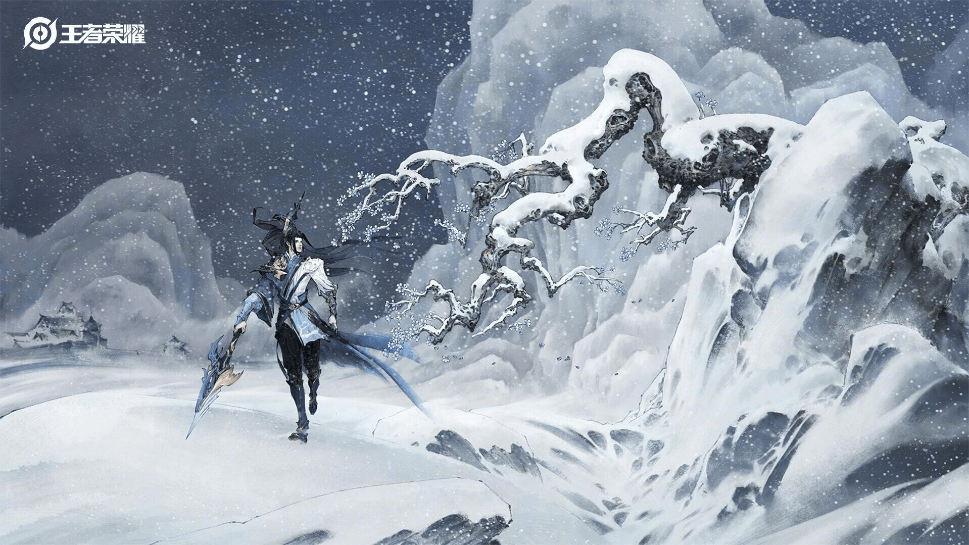 《王者荣耀》韩信傲雪梅枪新皮外观一览