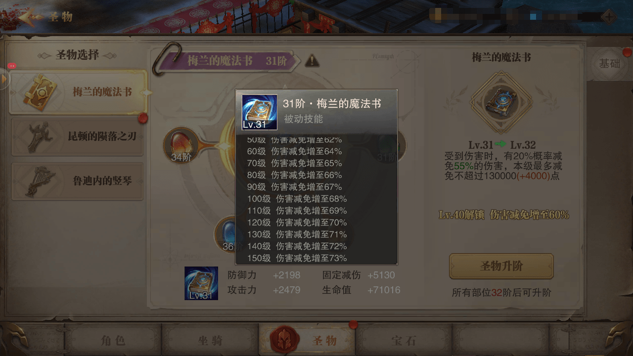 圣物培养秘诀