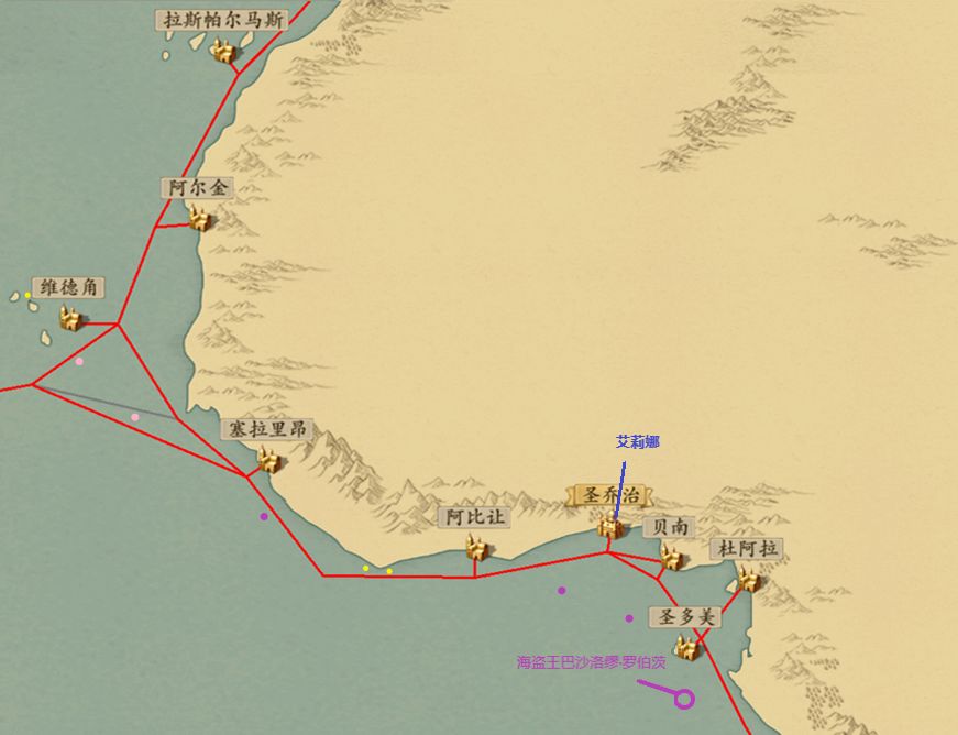 《梦回大航海》全地图详细标注