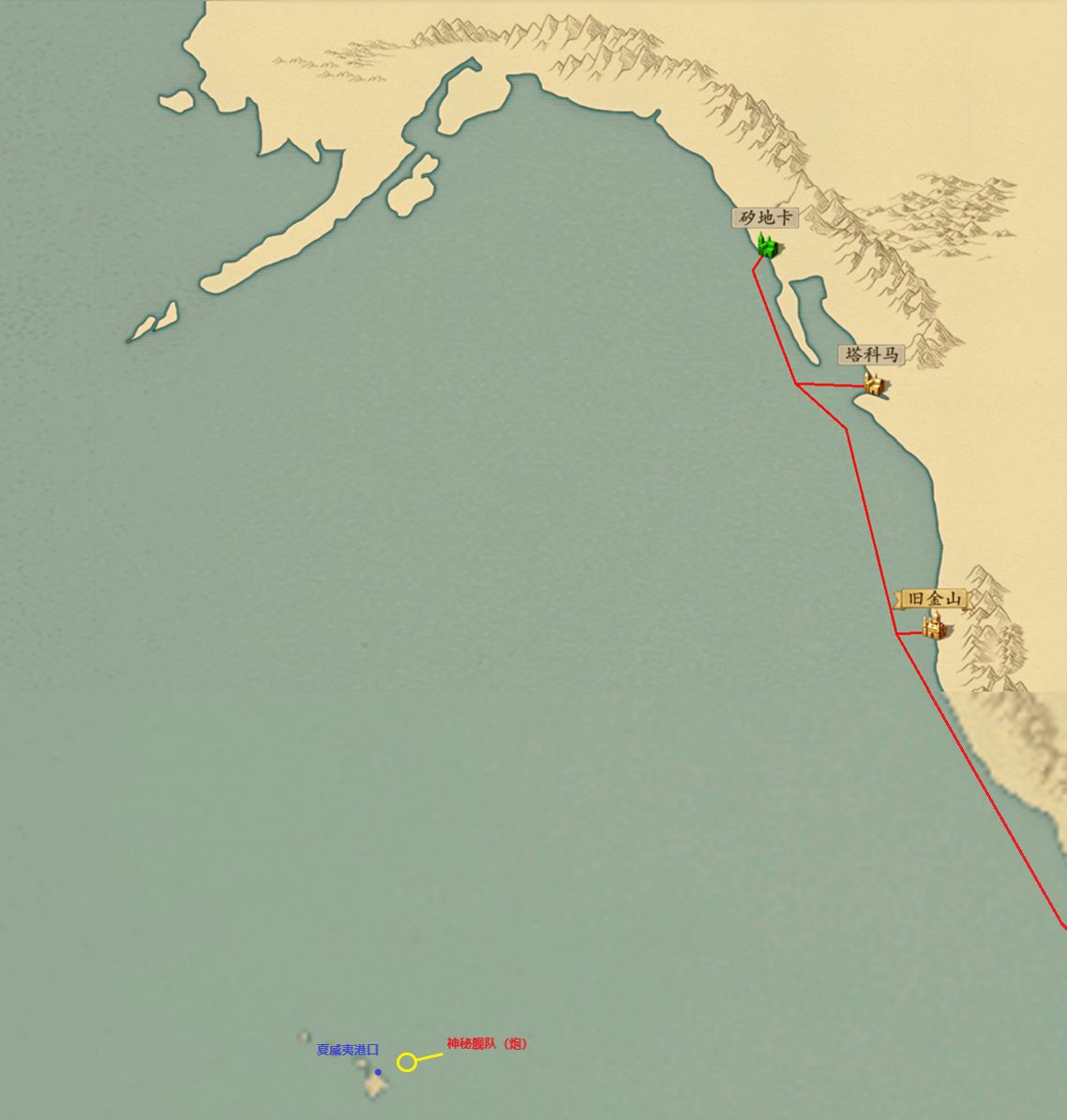 《梦回大航海》全地图详细标注