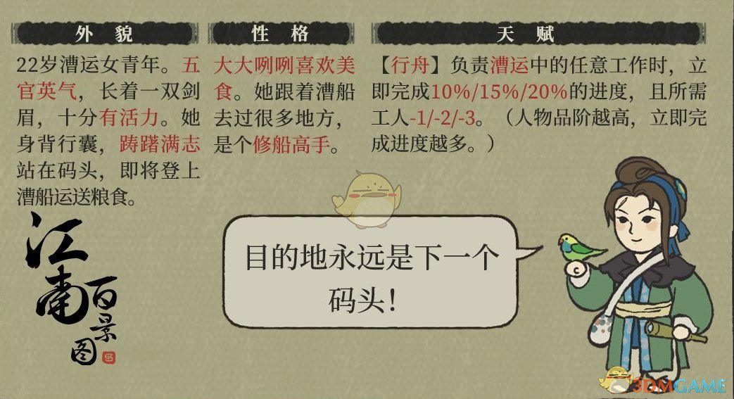 《江南百景图》麦小满天赋介绍