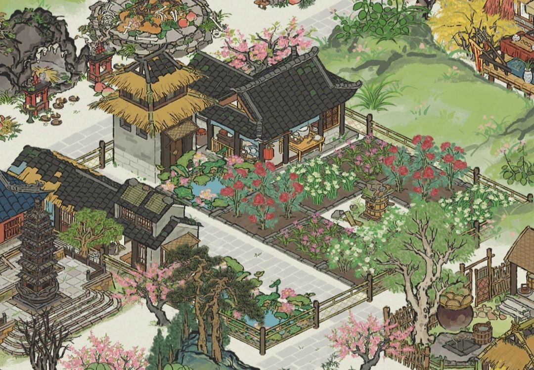《江南百景图》香粉厂花田加成介绍
