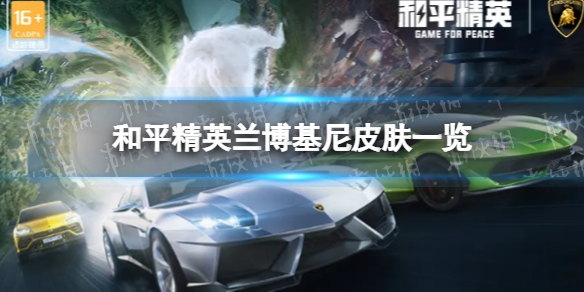 和平精英兰博基尼皮肤怎么样 和平精英兰博基尼皮肤一览