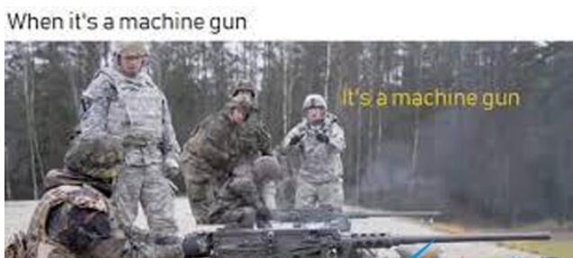 It's a machine gun是什么梗