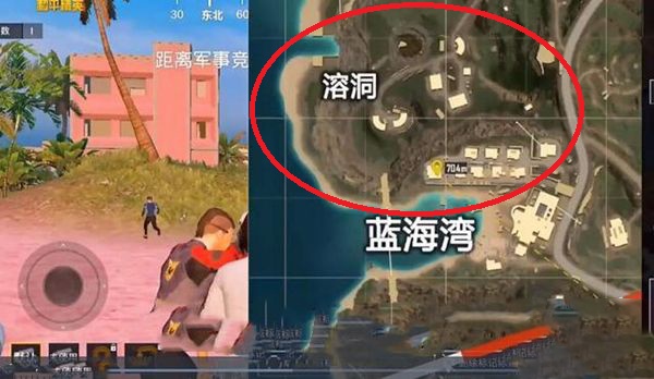 《和平精英》度假岛溶洞密室位置介绍