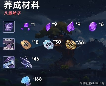 《原神》八重神子天赋技能需要材料一览