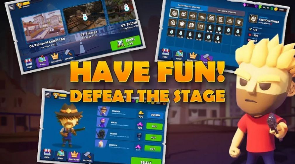 无赖坏小伙游戏安卓版(Bad Guys Rogue like RPG)