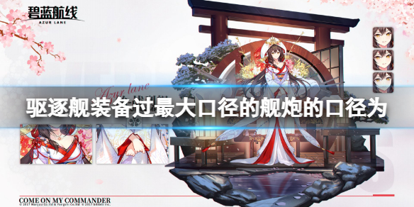 历史上驱逐舰装备过最大口径的舰炮的口径为 历史上驱逐舰装备过最大口径的舰炮