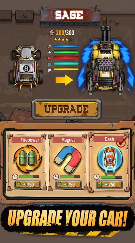 疯狂之路竞速与射击游戏中文版（Mad Road: Race＆ Shoot）