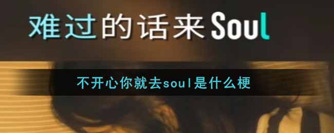 不开心你就去soul是什么梗