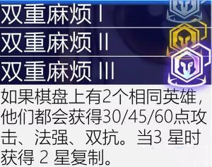 《云顶之弈》双重麻烦效果一览