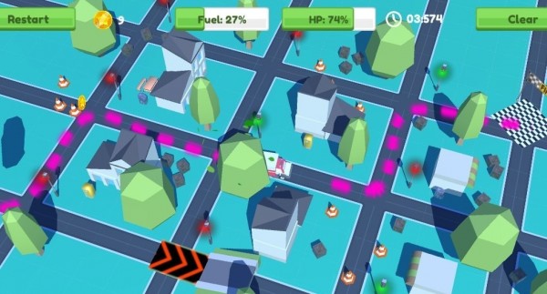 汽车轨迹游戏安卓版（Car Puzzle Dri