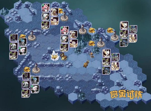 《剑与远征》梦魇支配者埃兹赏金试炼之地通关路线图一览